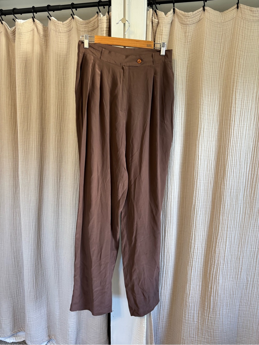 Vintage Levante 100% Pure Silk Trousers- 14